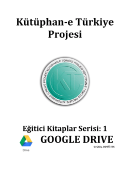 google drive - Kütüphan