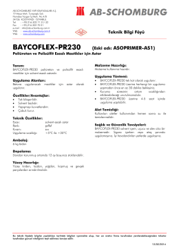 BAYCOFLEX-PR230 (Eski adı: ASOPRIMER-AS1) - ab