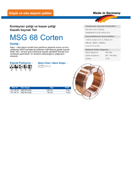 MSG 68 Corten - teknolit.com.tr