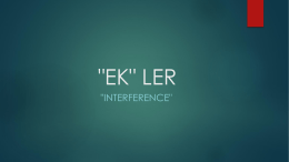 "EK" LER - WordPress.com