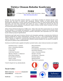 Türkiye Otonom Robotlar Konferansı TORK