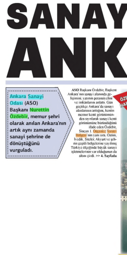 11.11.2014 - Ankara Sanayi Odası