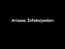 Arizona İnfeksiyonları