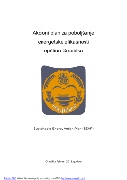 SEAP - Opština Gradiška