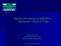 PDF na srpskom, 7851 KB - Kobson