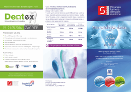Stomatologija danas - Hrvatska Komora Dentalne Medicine