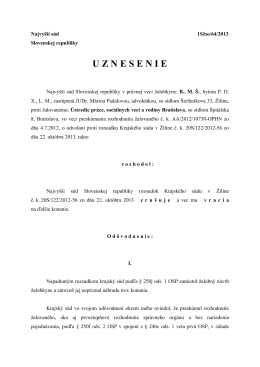 221 ods. 1 písm. f - Najvyšší súd Slovenskej republiky