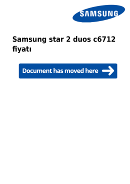 Samsung star 2 duos c6712 fiyatı