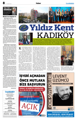 Haber - Gazete Kadıköy