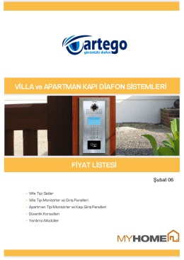 Fiyat Listesi - Artego Elektronik