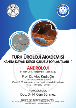 androloji - Türk Üroloji Derneği