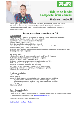 Transportation coordinator CE