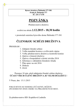 Ke stažení - Družstvo Štětínská 377-381