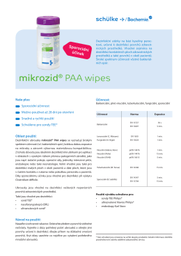 mikrozid® PAA wipes