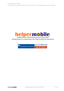 Dokumentacja - Helper Mobile