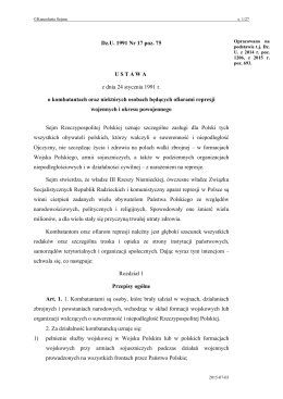 Dz. U. z - Sejm Rzeczypospolitej Polskiej