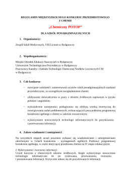 Regulamin - VIII Liceum Ogólnokształcące w Bydgoszczy