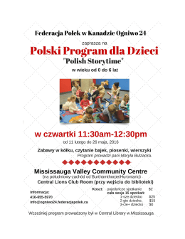 Polsk] Program dla. Dmecl - Polish Canadians Network