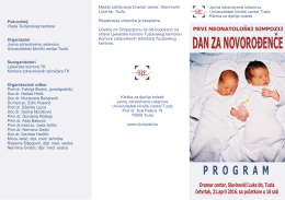 Program  - Univerzitetski klinički centar Tuzla