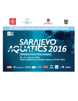 Propozicije i poziv Sarajevo Aquatics Final 2016