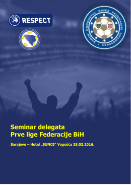 Seminar delegata Prve lige Federacije BiH