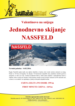Valentinovo u Nassfeldu uz skijanje