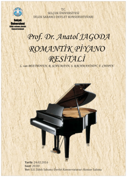 Romantik Piyano Resitali
