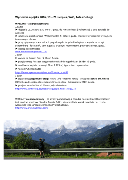 Wycieczka alpejska 2016, 19 – 21.sierpnia, W45, Totes Gebirge