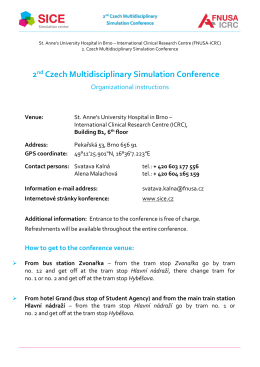 2nd Czech Multidisciplinary Simulation Conference