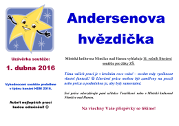 Andersenova hvězdička - Městská knihovna Němčice nad Hanou