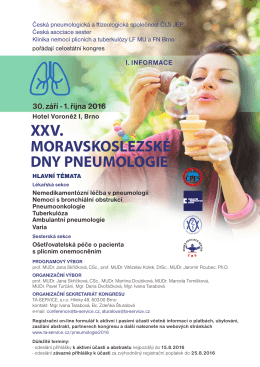 ZDE - Česká pneumologická a ftizeologická společnost ČLS JEP