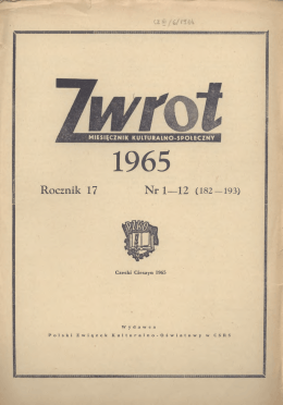 Rocznik 17 Nr 1—12 (182 — 193)
