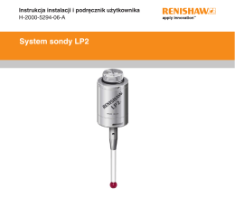 System sondy LP2 - Renishaw resource centre