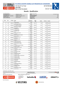 Results - Qualification