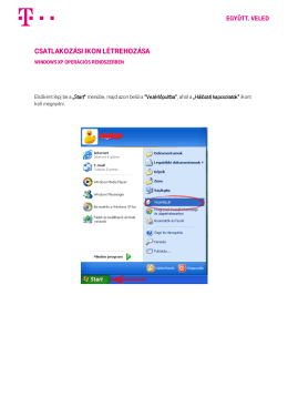 DSL kapcsolat létrehozása Windows XP alatt
