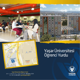 Yurt Kataloğu - Yaşar Üniversitesi | Öğrenci Yurdu