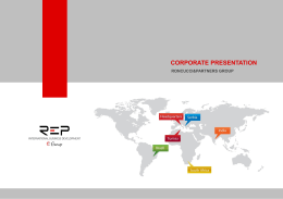 Diapositiva 1 - Roncucci&Partners Group