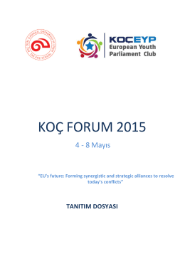 koç!forum!2015! - Koç EYP Forum 2016