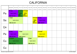 California Ders Programı