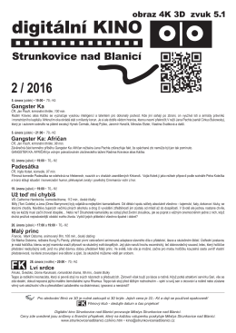 Plakát A4  - Strunkovice nad Blanicí