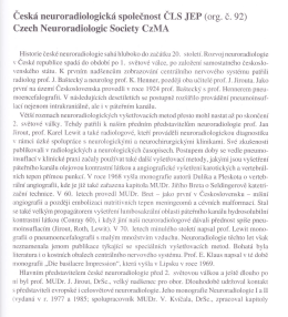 Czech Neuroradiologic Society CzMA