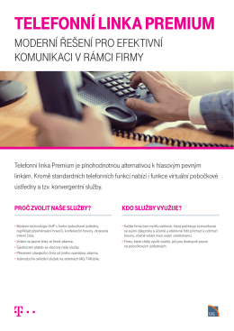 Telefonní linka PremiumAktuální k 22. 2. 2016. - T