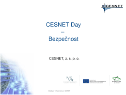 CESNET Day – Bezpečnost