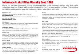 Informace k bitve Uhersky Brod 1469