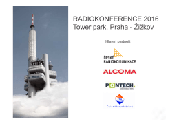 RADIOKONFERENCE 2016 Tower park, Praha - Žižkov