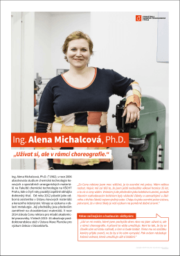 Ing. Alena Michalcová, Ph.D.