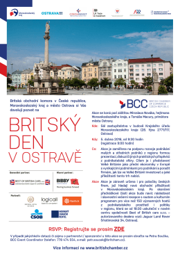 britský den - CzechInvest