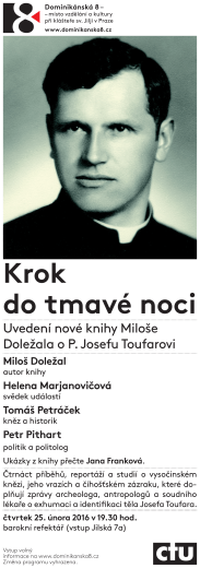 Uvedení nové knihy Miloše Doležala o P. Josefu Toufarovi
