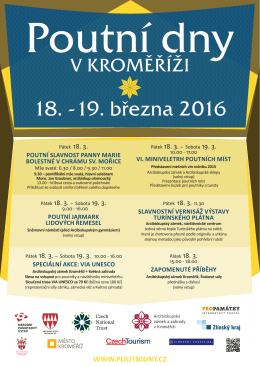 18. -19. března 2016 - Poutní dny v Kroměříži