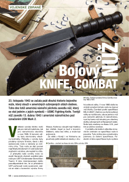 Bojový nůž Knife, Combat